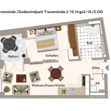 Godewindpark Travemuende Godewindpark Travemuende 2-10 Lejlighed *